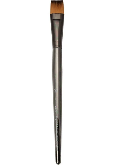 Pinceau zen à lavis plat à manche court s73 3/4po