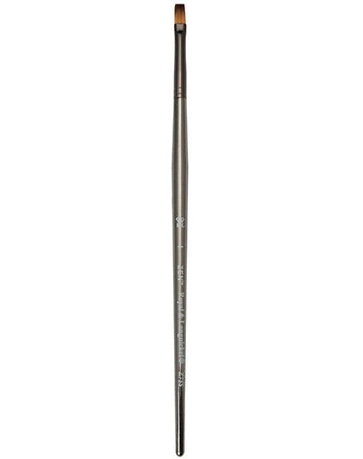 Pinceau zen estompe plat à manche court s73 #4