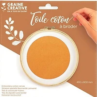 Toile de coton à broder - 45 x 60 cm