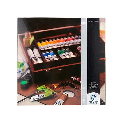 Van Gogh Oil Colour Set Expert Wooden Box - 24X20ML