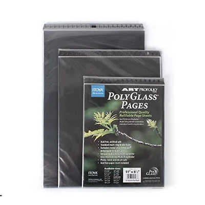 Ens. 10 recharges polyglass - 13x19po