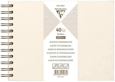 Album à personnaliser - ivoire - 210 x 160 millimètres