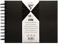 Customisable Album - BLACK - 210 X 160 MILLIMETERS