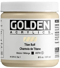 Acrylic high flow - 8 oz  buff titanium  s1