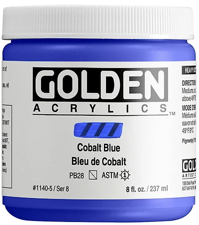 Acrylic high flow - 8 oz cobalt blue s8