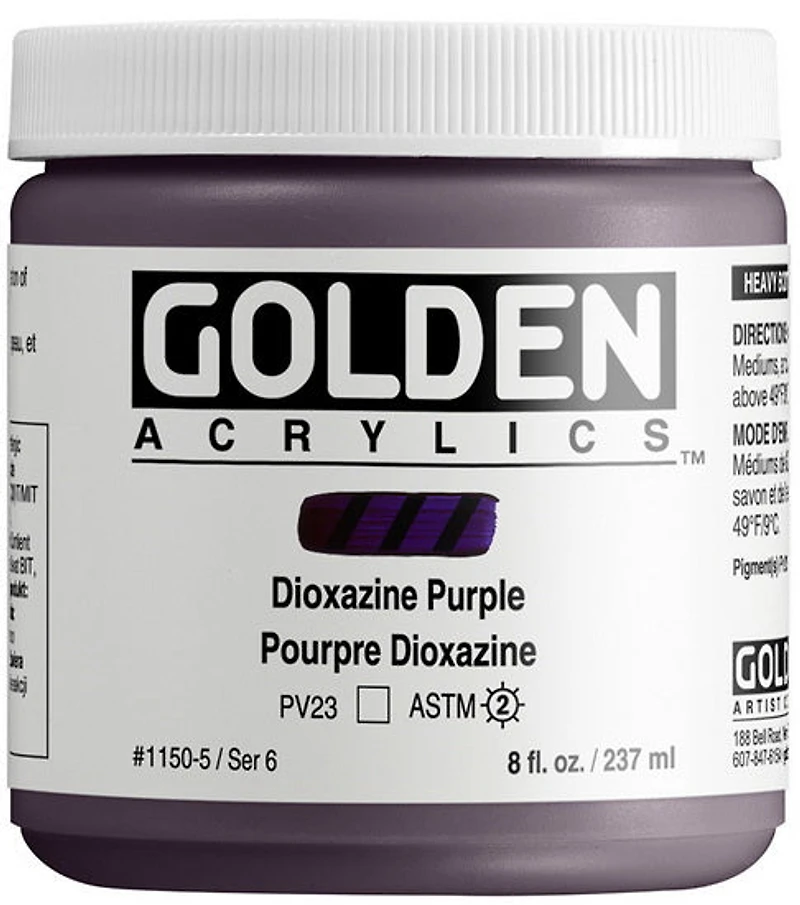 Acrylic high flow - 8 oz dioxazine purple s6