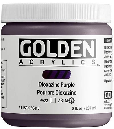 Acrylic high flow - 8 oz  dioxazine purple  s6