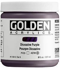 Acrylic high flow - 8 oz  dioxazine purple  s6