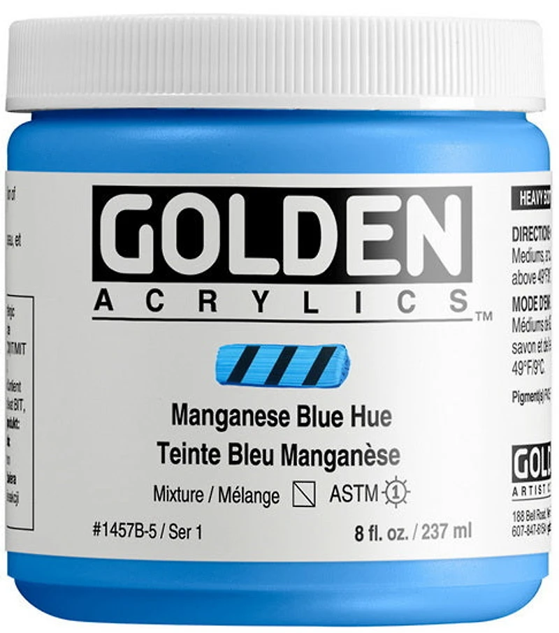 Acrylic high flow - 8 oz manganese blue hue s1