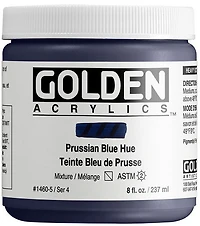 Acrylic high flow - 8 oz  prussian blue hue  s4