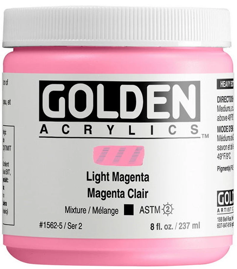 Acrylic high flow - 8 oz light magenta s2