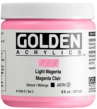 Acrylic high flow - 8 oz  light magenta  s2