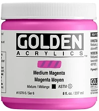 Acrylic high flow - 8 oz  medium magenta  s6