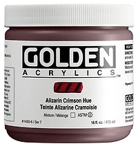 Acrylic heavy body - 16 oz  alizarin crimson hue  s7