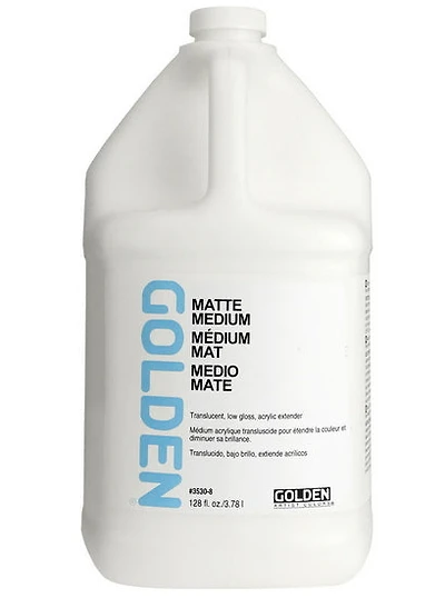 Polymer matte medium - 128 oz