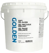 Gel mou  brillant- 128 oz