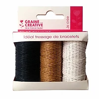 Ens. 3 bobines de chanvre - soleil