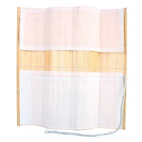 Étui pinceau en bambou enroulable