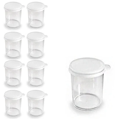 Paquet 8 godets en plastique