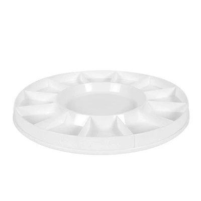 Palette 13 puits et couvercle transparent