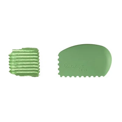 Galet sculpteur silicone - vert #3