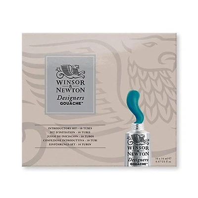 Ens. 10 gouache designers introduction - 14ml