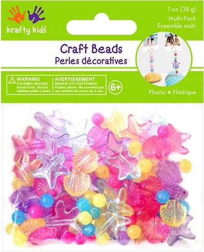 Perles acrylique - coquillages - 30gr