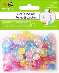 Perles acrylique - fleurs - 30gr