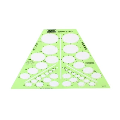 Gabarit ellipses isométriques