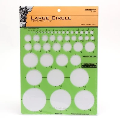 Gabarit grands cercles