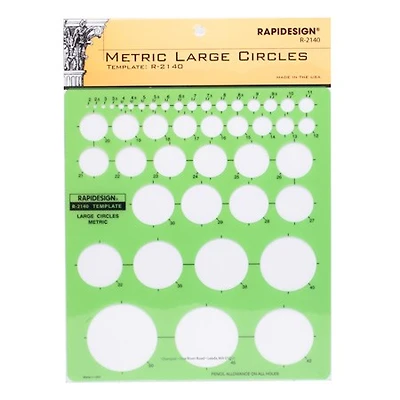 Gabarit grands cercles métriques