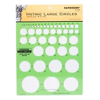 Gabarit grands cercles métriques