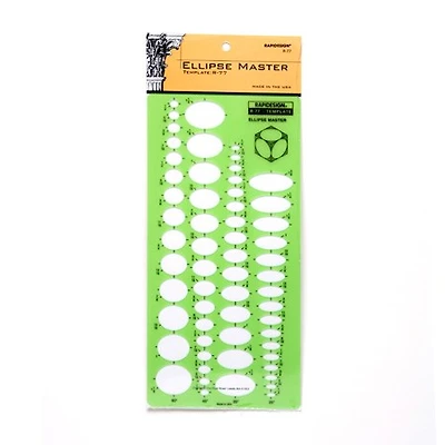 Gabarit ellipses - 25/35/45/60 degrés