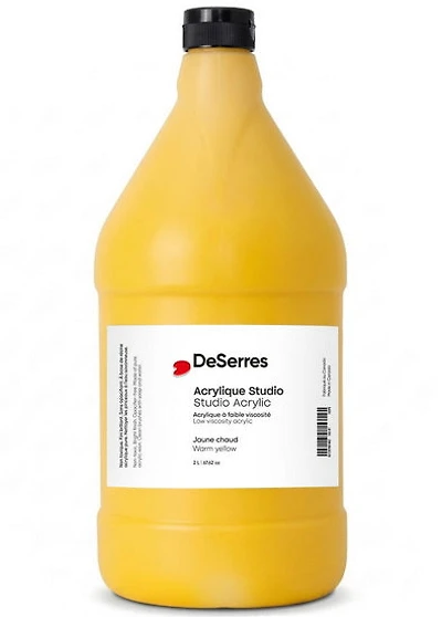 Acrylique - fv - 2 l - jaune chaud
