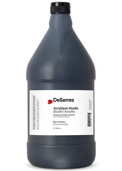 Acrylique - fv - 2 l - noir charbon