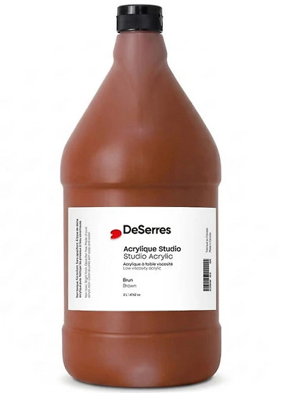 Acrylique - fv - 2 l - brun