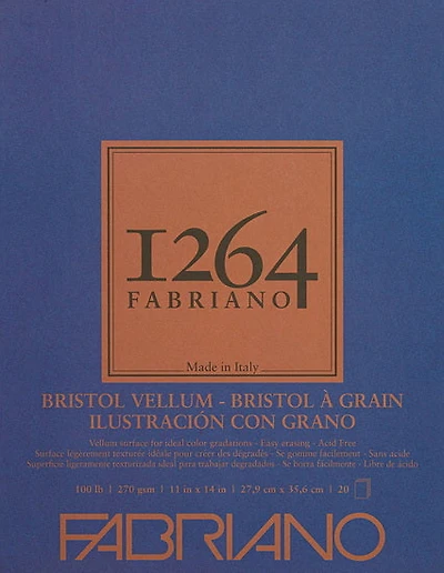 Bloc de papier bristol 1264 - 11 x 14 pouces inch