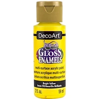 Americana Acrylic Gloss Enamel Bright Yellow - 60ml