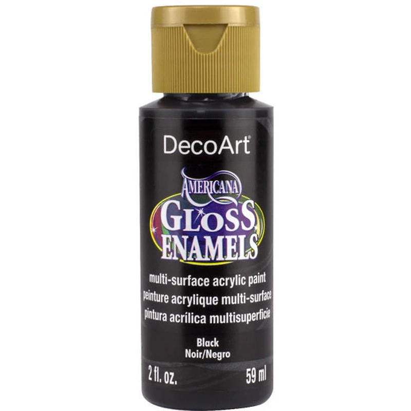 Americana Acrylic Gloss Enamel Black - 60ml