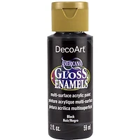 Americana Acrylic Gloss Enamel Black - 60ml