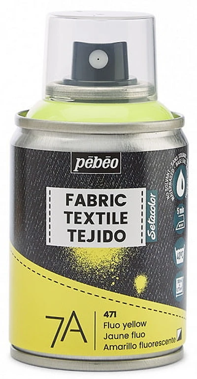 Textile spray - setacolor - 100ml - fluorescent yellow