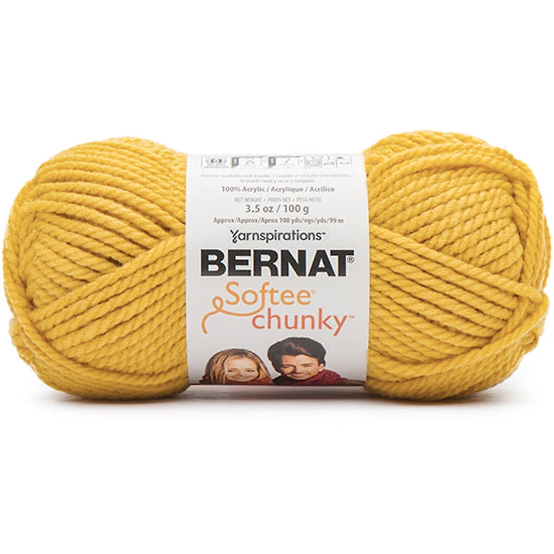 Fil softee chunky #6 - 100gr - or eclatant