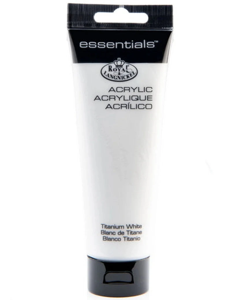 Acrylique essentials blanc titanium -120ml