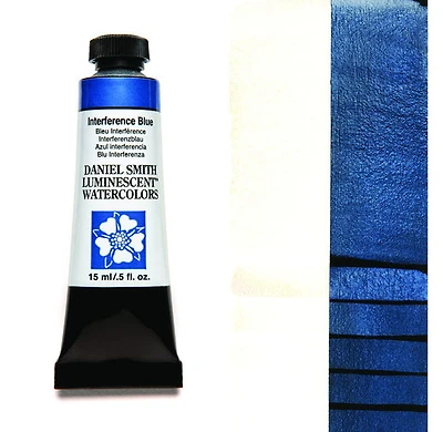 Aquarelle tube bleu interférence  s1 - 15ml
