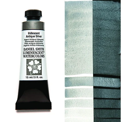 Aquarelle tube argent antique iridescent  s1 - 15ml