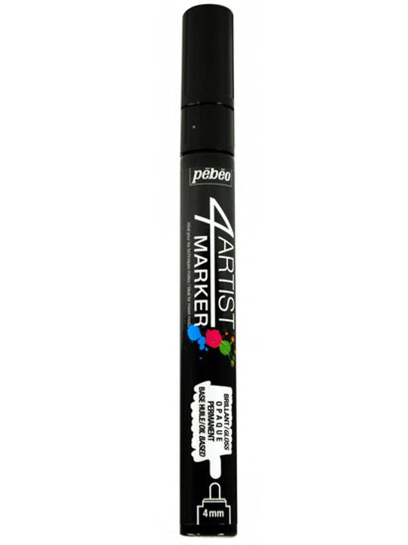 Oil marker - 4artist - 4mm - black