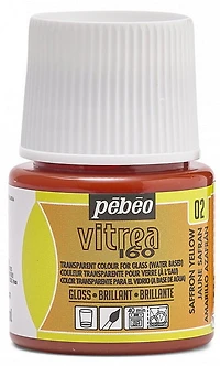 Glass paint - vitrea 160 - 45ml - saffron yellow
