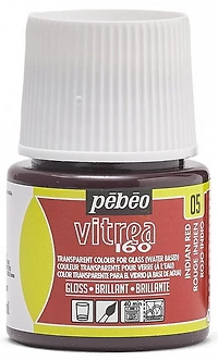 Glass paint - vitrea 160 - 45ml - indian red
