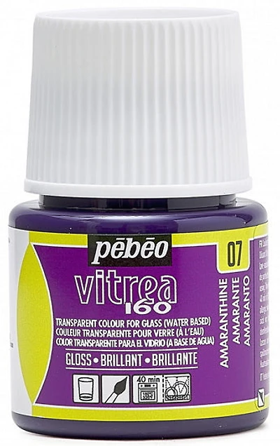 Glass paint - vitrea 160 - 45ml - amaranth