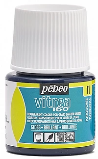 Glass paint - vitrea 160 - 45ml - turquoise
